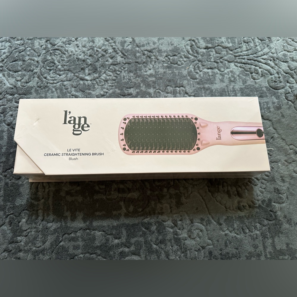 L'ange Pink Ceramic Straightening Brush